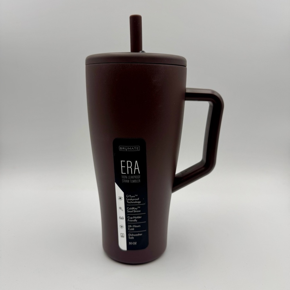 BrüMate ERA 30oz Leakproof Straw Tumbler - Java Brown